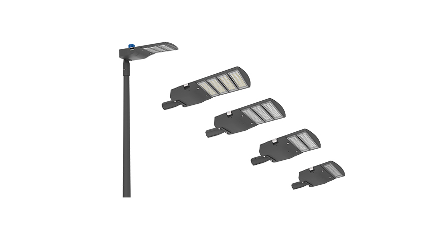 Edge LED street light fixture application